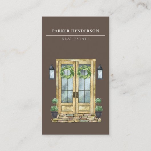 プロフェッショナル実在エステート写真 名刺 (正面)