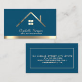 プロフェッショナル実在エテートブローカーハウスルーフ 名刺 (正面/裏面)