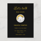 プロフェッショナル実在エテートマーケティングロゴ葉書 シーズンポストカード (正面)