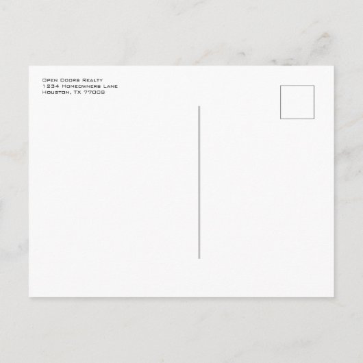 プロフェッショナル実在エテートモダンクラシックドアズブシ ポストカード (裏面)