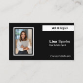 プロフェッショナル実在エテートQRロゴ写真 名刺 (正面)