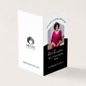 プロフェッショナル実在エージェントの写真とサービス 名刺 (外部)