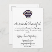 プロフェッショナル実在不動産ビジネス感謝祭 シーズンポストカード (正面/裏面)