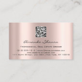 プロフェッショナル実在不動産ブローカーエージェントバラQRコード 名刺 (裏面)