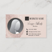 プロフェッショナル実在不動産不動産仲介業者バラ金ゴールド写真 名刺 (正面)