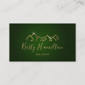 プロフェッショナル実在不動産不動産仲介業者追加フォトQRコード 名刺 (正面)