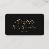 プロフェッショナル実在不動産不動産仲介業者追加フォトQRコード 名刺 (正面)