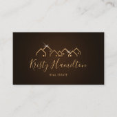 プロフェッショナル実在不動産不動産仲介業者追加フォトQRコード 名刺 (正面)