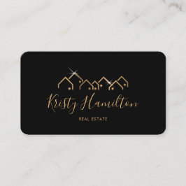 プロフェッショナル実在不動産不動産仲介業者追加フォトQRコード 名刺