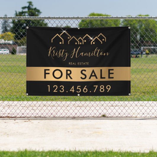 プロフェッショナル実在不動産不動産仲介業者追加フォトQRコード 横断幕 (インサイチュ)