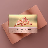 プロフェッショナル実在不動産代理店仲介バラ金ゴールド 名刺