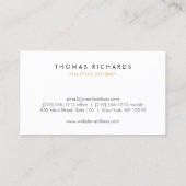 プロフェッショナル実在不動産代理弁護士事業C 名刺 (裏面)