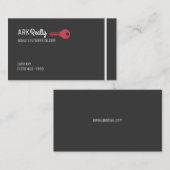 プロフェッショナル実在不動産仲介業者エステート名刺 名刺 (正面/裏面)