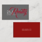 プロフェッショナル実在不動産仲介業者エステート名刺 名刺 (正面/裏面)