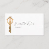 プロフェッショナル実在不動産仲介業者不動産の追加フォトQRコード 名刺 (裏面)