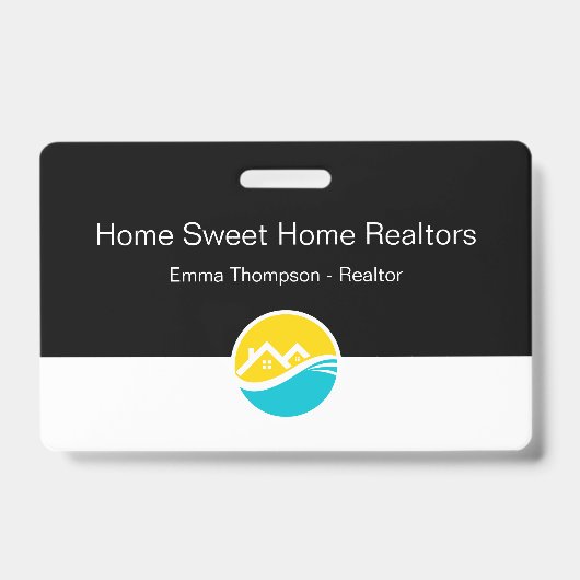 プロフェッショナル実在不動産仲介業者不動産スタッフネームバッジ バッジ (正面)