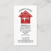 プロフェッショナル実在不動産剤不動産仲介業者 名刺 (正面)