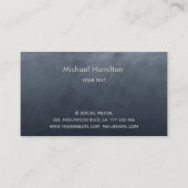 プロフェッショナル実在不動産建築ロゴ 名刺 (裏面)