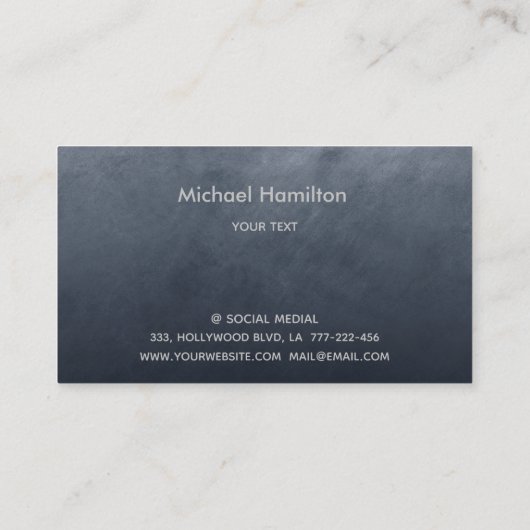 プロフェッショナル実在不動産建築ロゴ 名刺 (裏面)