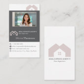 プロフェッショナル実在不動産業者の写真 名刺 (正面/裏面)