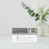 プロフェッショナル実在不動産業者の写真 名刺 (スタンド正面)