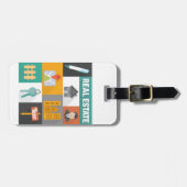 プロフェッショナル実在不動産業者 ラゲッジタグ (正面横)