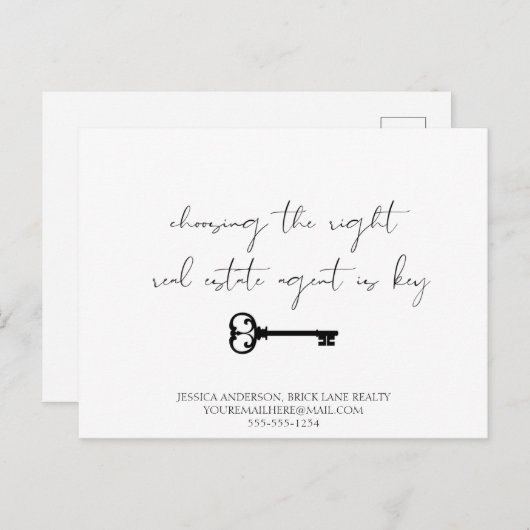 プロフェッショナル実在不動産鍵プロモーション ポストカード (正面/裏面)