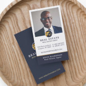 プロフェッショナル実在不動産 |写真レイアウト（縦） 名刺