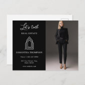 プロフェッショナル実在写真不動産Letsトーク葉書 シーズンポストカード (正面/裏面)