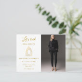 プロフェッショナル実在写真不動産Letsトーク葉書 シーズンポストカード (スタンド正面)