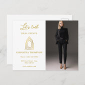 プロフェッショナル実在写真不動産Letsトーク葉書 シーズンポストカード (正面/裏面)