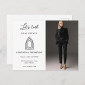 プロフェッショナル実在写真不動産Letsトーク葉書 シーズンポストカード (正面/裏面)