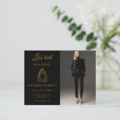 プロフェッショナル実在写真不動産Letsトーク葉書 シーズンポストカード (スタンド正面)