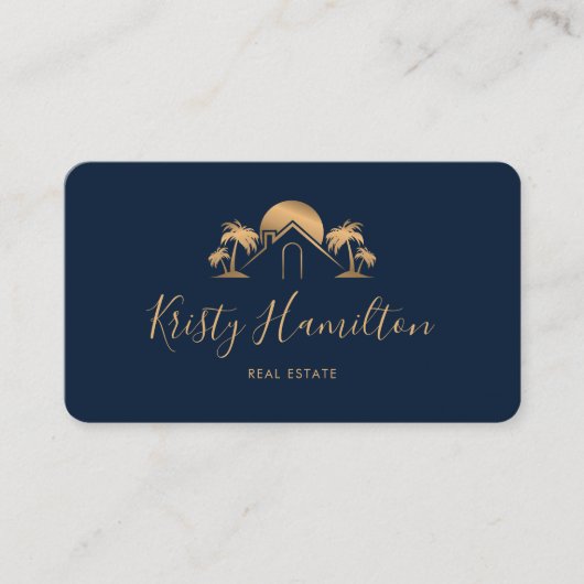 プロフェッショナル実在沿岸不動産仲介業者QRコード 名刺 (正面)