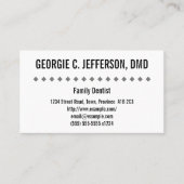 プロフェッショナル家族歯科医 名刺 (正面)