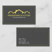 プロフェッショナル屋根と樋名刺 名刺 (正面/裏面)