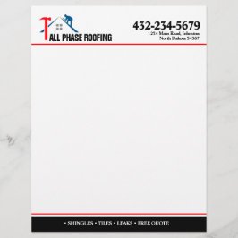 プロフェッショナル屋根サービス レターヘッド