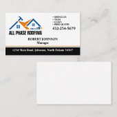 プロフェッショナル屋根サービス 名刺 (正面/裏面)