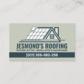 プロフェッショナル屋根サービス – 屋根屋 名刺 (正面)