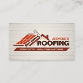 プロフェッショナル屋根サービス – 屋根屋 名刺 (正面)