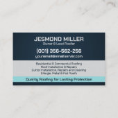 プロフェッショナル屋根サービス – 屋根屋 名刺 (裏面)