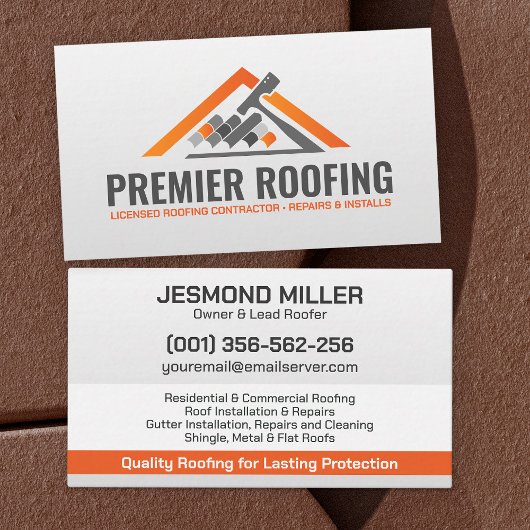 プロフェッショナル屋根サービス – 屋根屋 名刺