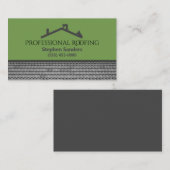 プロフェッショナル屋根建築会社 名刺 (正面/裏面)