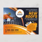 プロフェッショナル屋根建築側溝屋根板 ポストカード (正面)