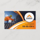 プロフェッショナル屋根建築側溝屋根板 名刺 (正面)