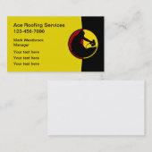 プロフェッショナル屋根用名刺テンプレート 名刺 (正面/裏面)