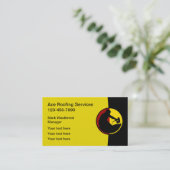 プロフェッショナル屋根用名刺テンプレート 名刺 (スタンド正面)