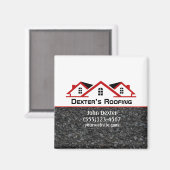 プロフェッショナル屋根葺き会社建築事業 マグネット (正面/裏面)