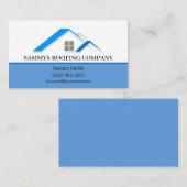 プロフェッショナル屋根葺き屋根請負業者サービス 名刺 (正面/裏面)