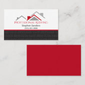 プロフェッショナル屋根葺き建築会社 名刺 (正面/裏面)